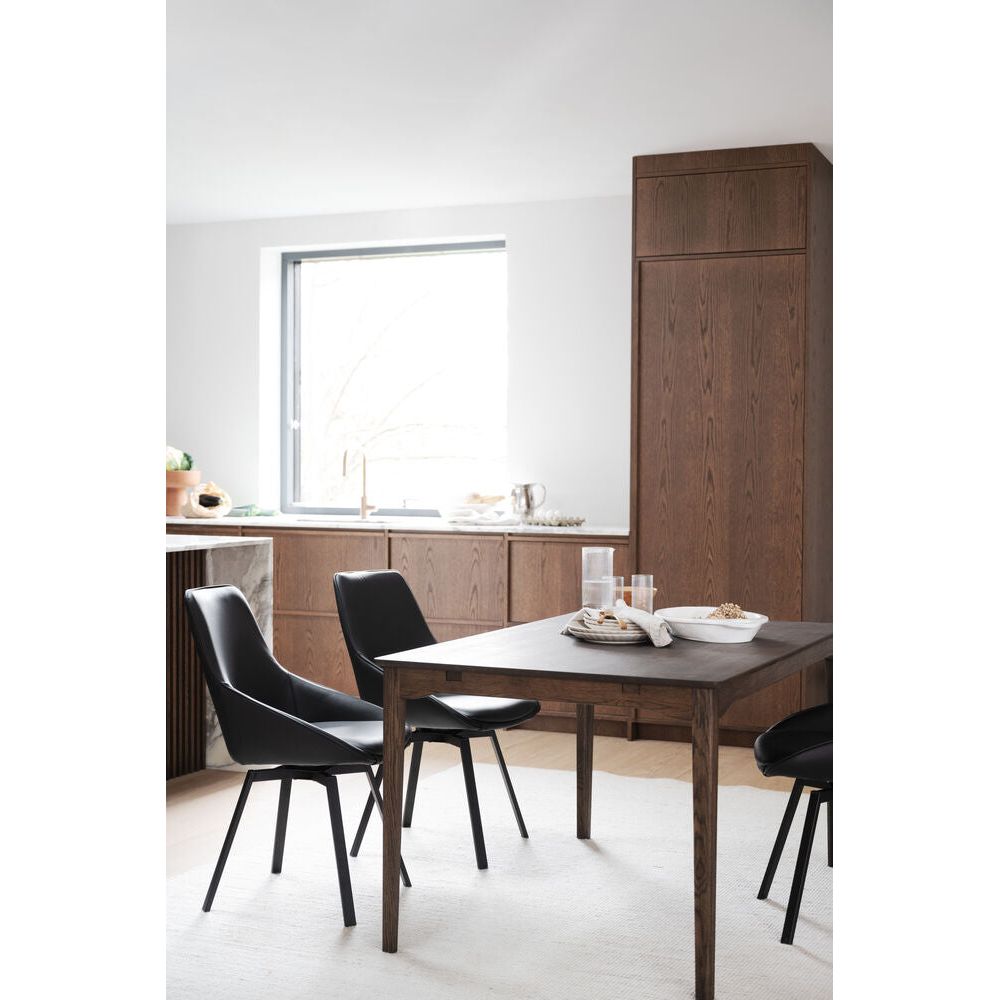 ALISON Essstuhl Schwarz 51x60x87cm - ZEN ZONE Furniture