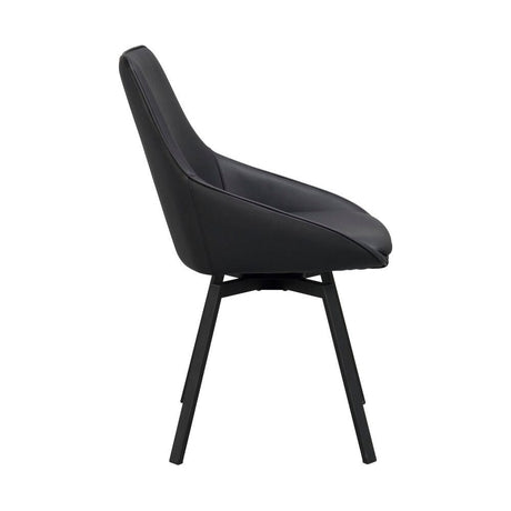 ALISON Essstuhl Schwarz 51x60x87cm - ZEN ZONE Furniture