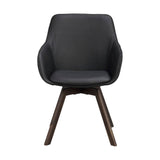 ALISON Essstuhl Schwarz/braun 58x60x88cm - ZEN ZONE Furniture