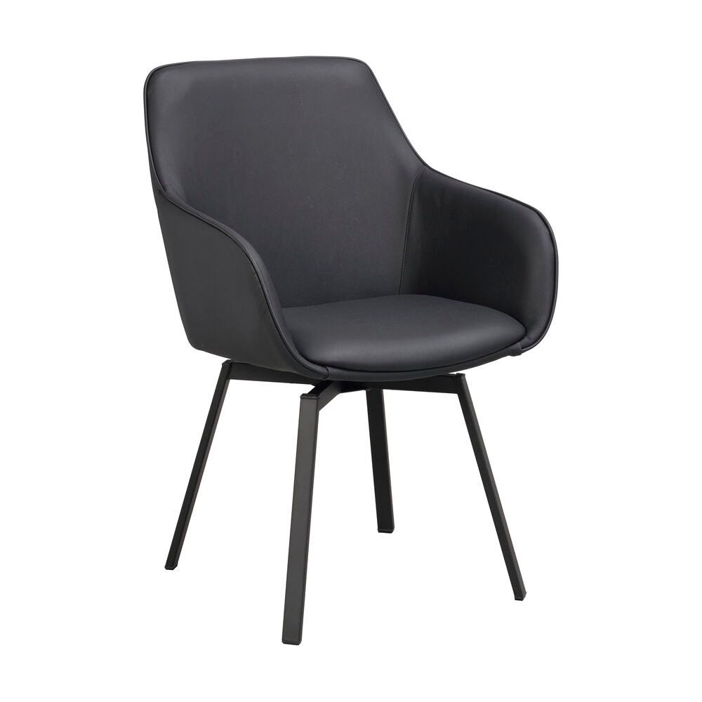 ALISON Essstuhl Schwarz 58x59x89cm - ZEN ZONE Furniture