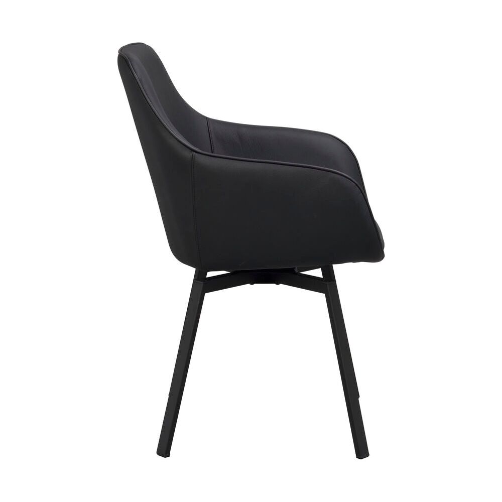 ALISON Essstuhl Schwarz 58x59x89cm - ZEN ZONE Furniture