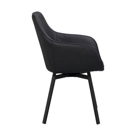 ALISON Essstuhl Schwarz 58x59x89cm - ZEN ZONE Furniture