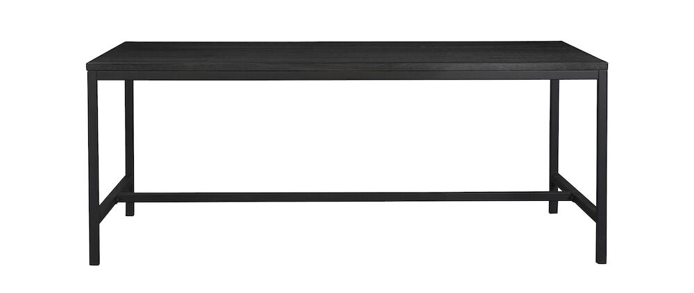 EVERETT Esstisch Schwarz 180x100x75cm - ZEN ZONE