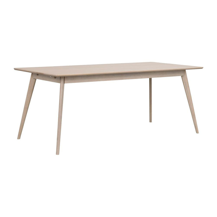 YUMI Esstisch Weiß pigmentiert 190x90x75cm - ZEN ZONE