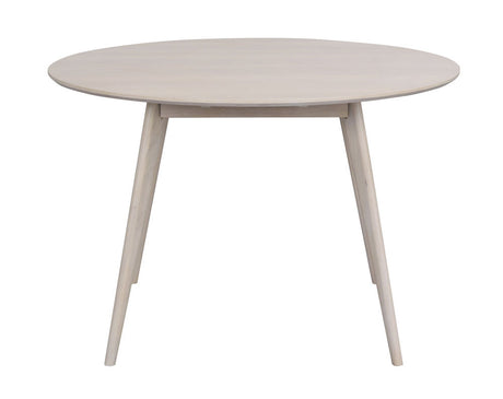 YUMI Esstisch Weiß pigmentiert 115x115x75cm - ZEN ZONE