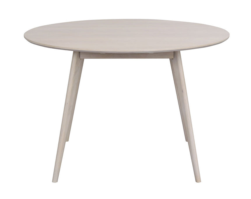 YUMI Esstisch Weiß pigmentiert 115x115x75cm - ZEN ZONE