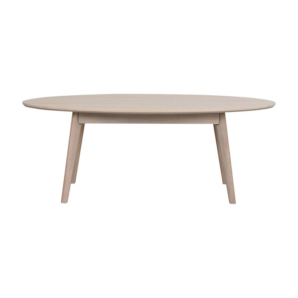 YUMI Couchtisch Weiß pigmentiert 130x65x48cm - ZEN ZONE