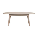 YUMI Couchtisch Weiß pigmentiert 130x65x48cm - ZEN ZONE