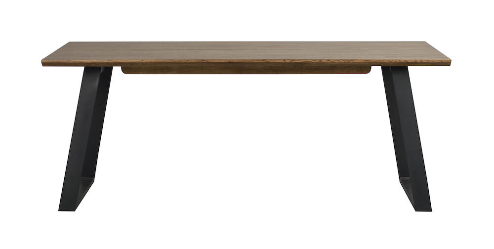 MELVILLE Esstisch Braun/Schwarz 210x95x75cm - ZEN ZONE