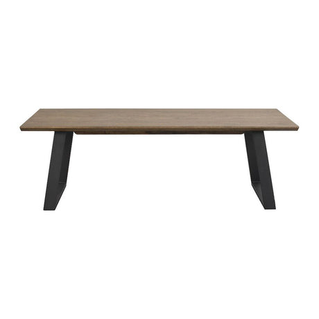 MELVILLE Couchtisch Braun/Schwarz 140x65x46cm - ZEN ZONE