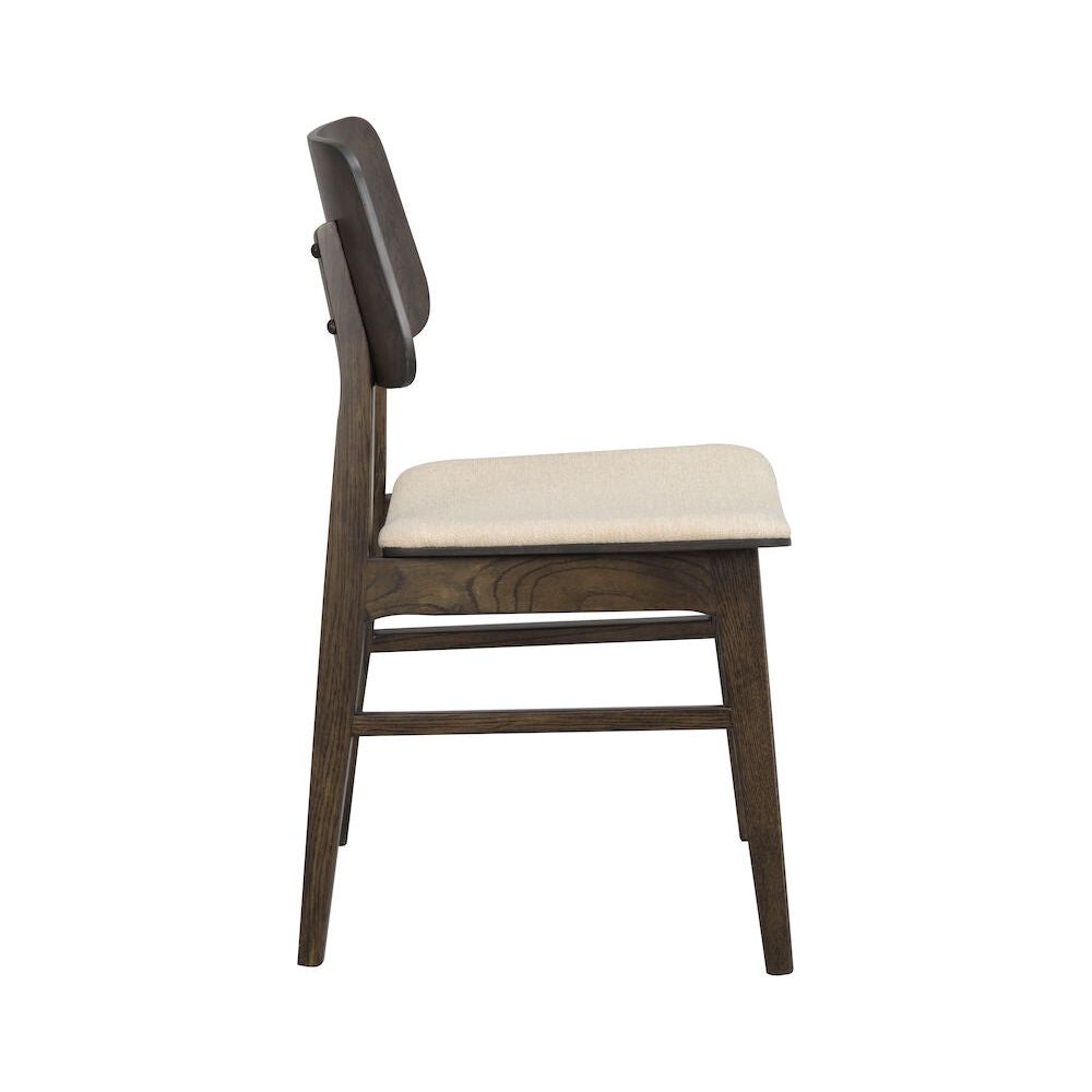 NAGANO Esszimmerstuhl Braun/Beige 50x51x85cm - ZEN ZONE