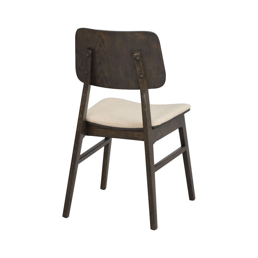 NAGANO Esszimmerstuhl Braun/Beige 50x51x85cm - ZEN ZONE
