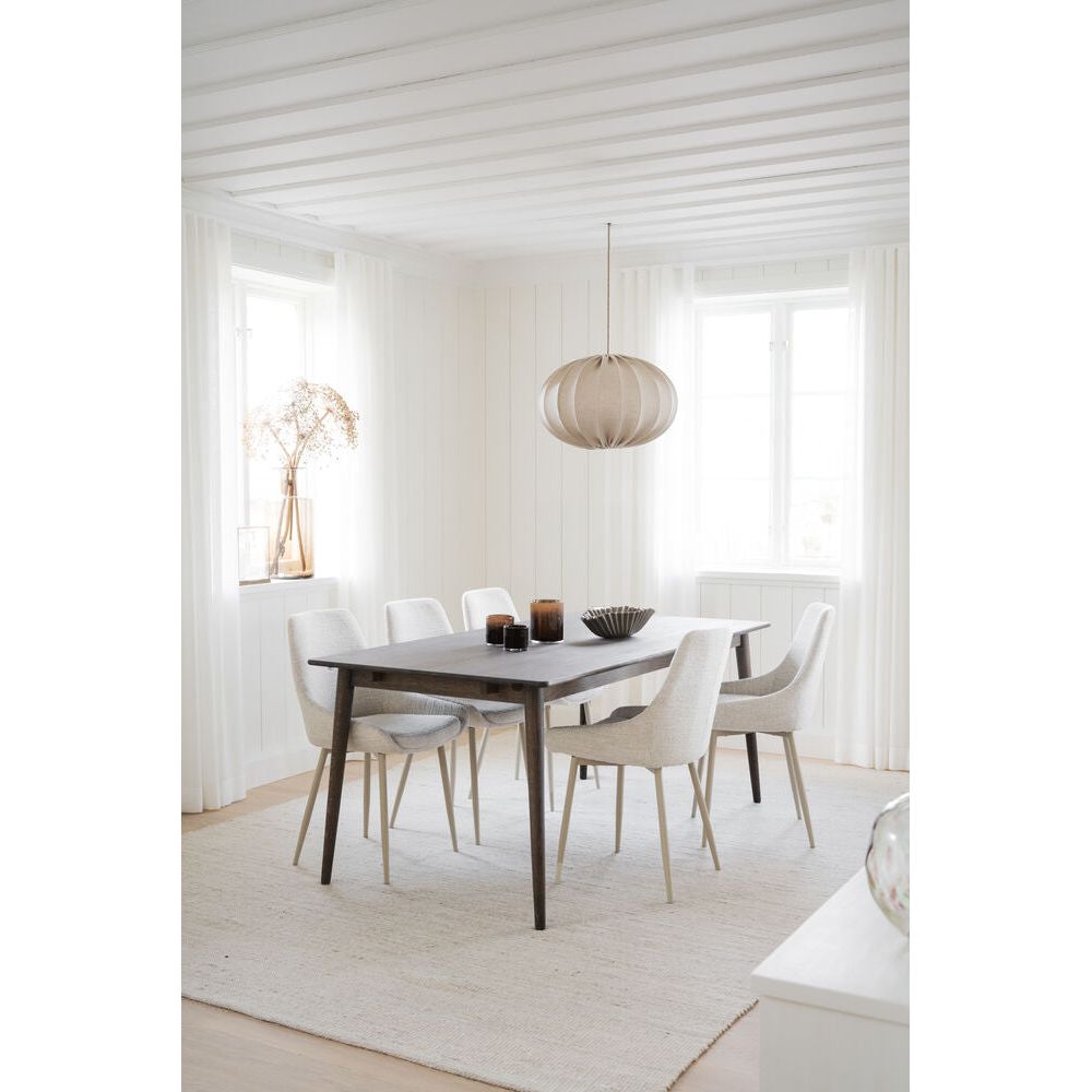 SIERRA Essstuhl Hellbeige/Beige 49x55x85cm - ZEN ZONE Furniture