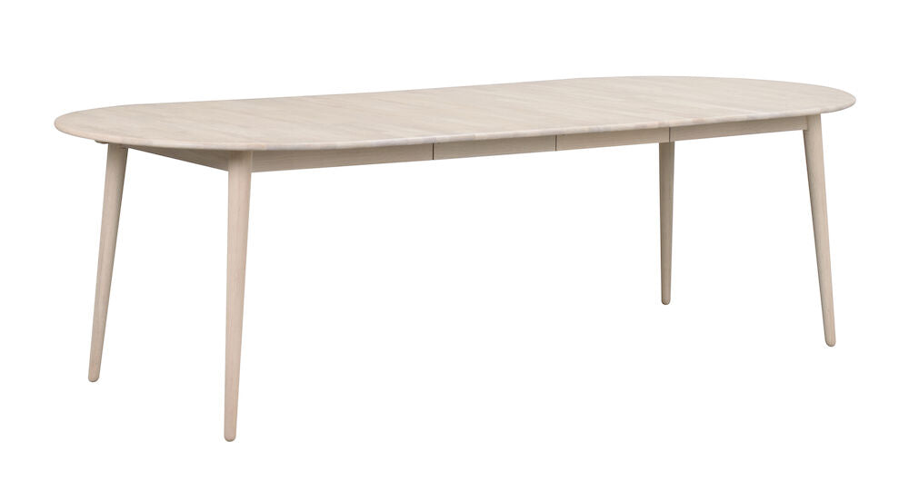 Tyler zusätzliche Einlegeplatte aus massiver weiß pigmentierter Eiche - ZEN ZONE Furniture