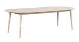 Tyler zusätzliche Einlegeplatte aus massiver weiß pigmentierter Eiche - ZEN ZONE Furniture