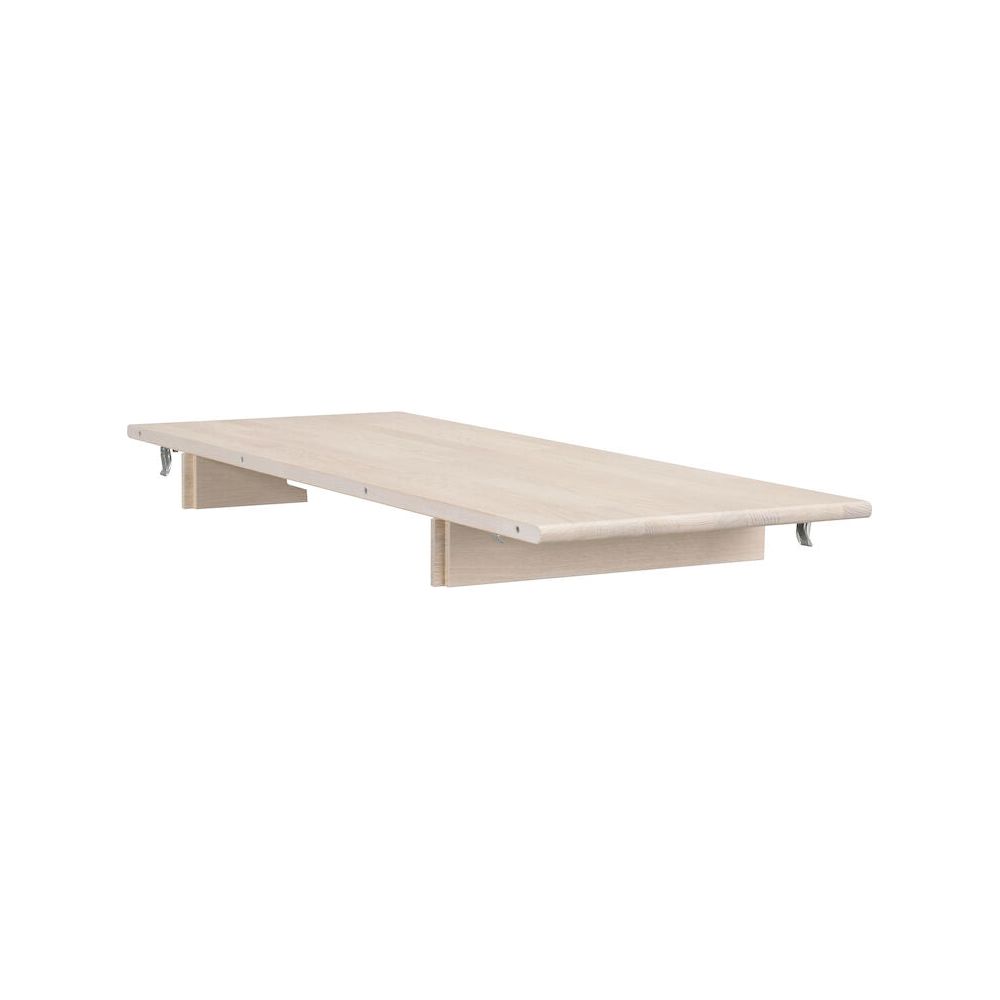 Tyler zusätzliche Einlegeplatte aus massiver weiß pigmentierter Eiche - ZEN ZONE Furniture