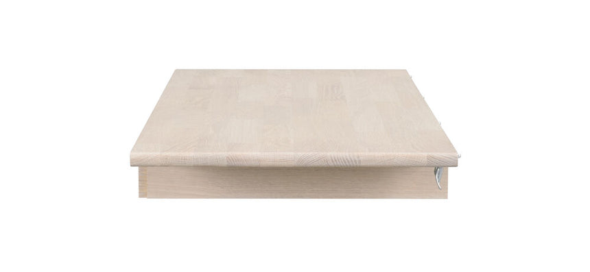 Tyler zusätzliche Einlegeplatte aus massiver weiß pigmentierter Eiche - ZEN ZONE Furniture