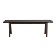 MELFORT Sitzbank aus massiver Birke, in Braun, 144x38x45 cm - ZEN ZONE Furniture