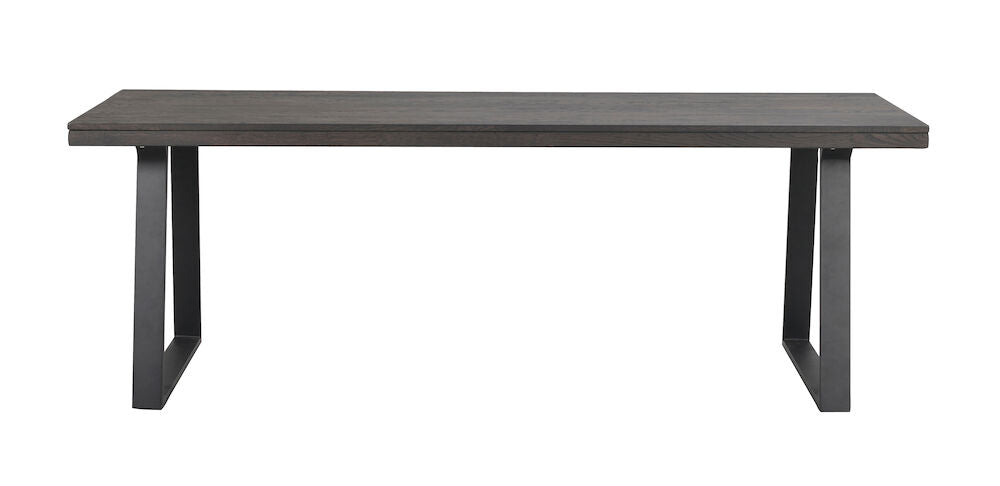 BROOKLYN Esstisch Dunkelbraun/Schwarz 220x95x75cm - ZEN ZONE