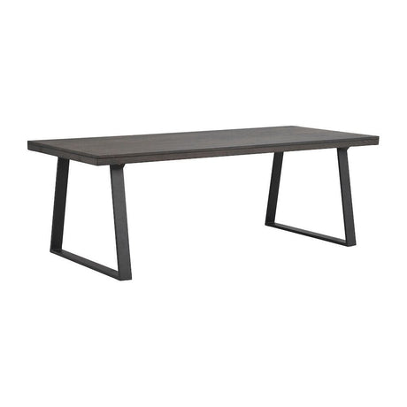 BROOKLYN Esstisch Dunkelbraun/Schwarz 220x95x75cm - ZEN ZONE
