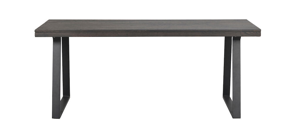 BROOKLYN Esstisch Dunkelbraun/Schwarz 170x95x75cm - ZEN ZONE