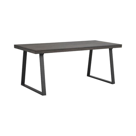 BROOKLYN Esstisch Dunkelbraun/Schwarz 170x95x75cm - ZEN ZONE