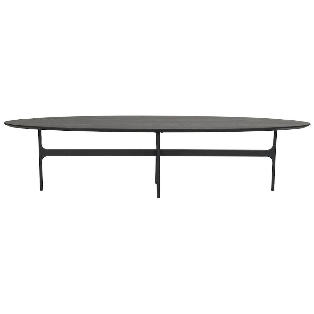 COLTON Couchtisch Schwarz 180x50x43cm - ZEN ZONE