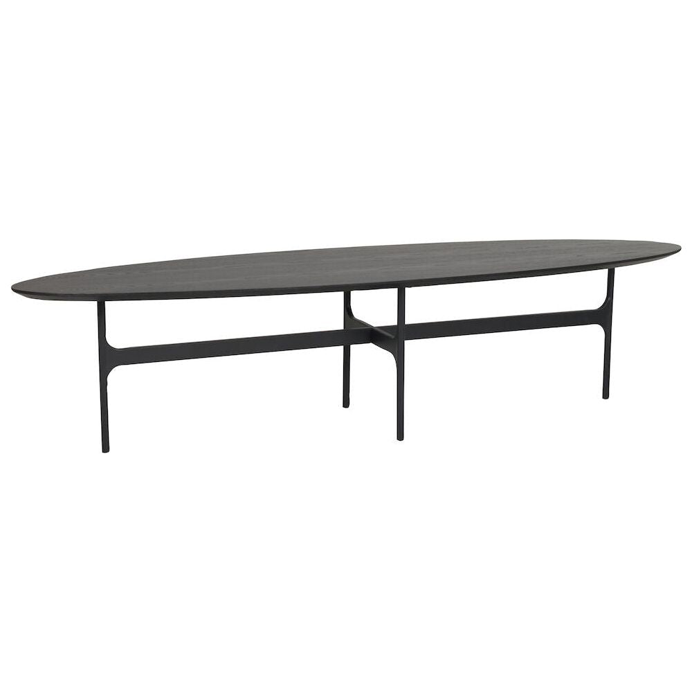 COLTON Couchtisch Schwarz 180x50x43cm - ZEN ZONE