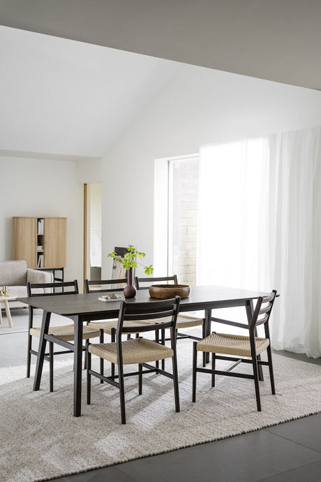 NAGANO Esstisch Braun 205x95x75cm - ZEN ZONE
