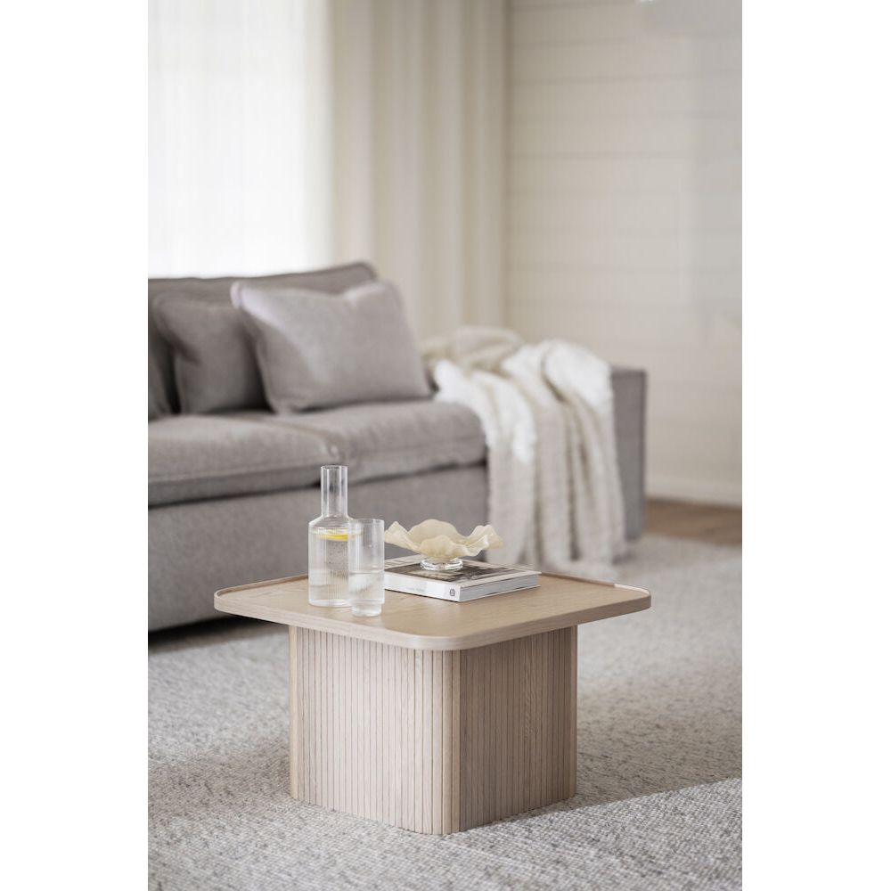 SULLIVAN Couchtisch Weiß pigmentiert 60x60x37cm - ZEN ZONE