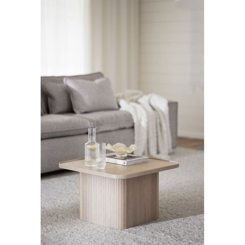SULLIVAN Couchtisch Weiß pigmentiert 60x60x37cm - ZEN ZONE
