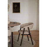 BARNABY Essstuhl aus Eiche und Stoff, 2er-Pack - ZEN ZONE Furniture