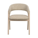 BARNABY Essstuhl aus Eiche und Stoff, 2er-Pack - ZEN ZONE Furniture