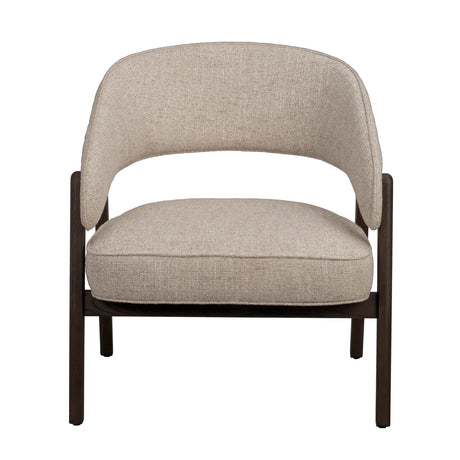 BARNABY Loungesessel aus Eiche und Stoff, 69x70x75 cm - ZEN ZONE Furniture