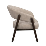 BARNABY Loungesessel aus Eiche und Stoff, 69x70x75 cm - ZEN ZONE Furniture