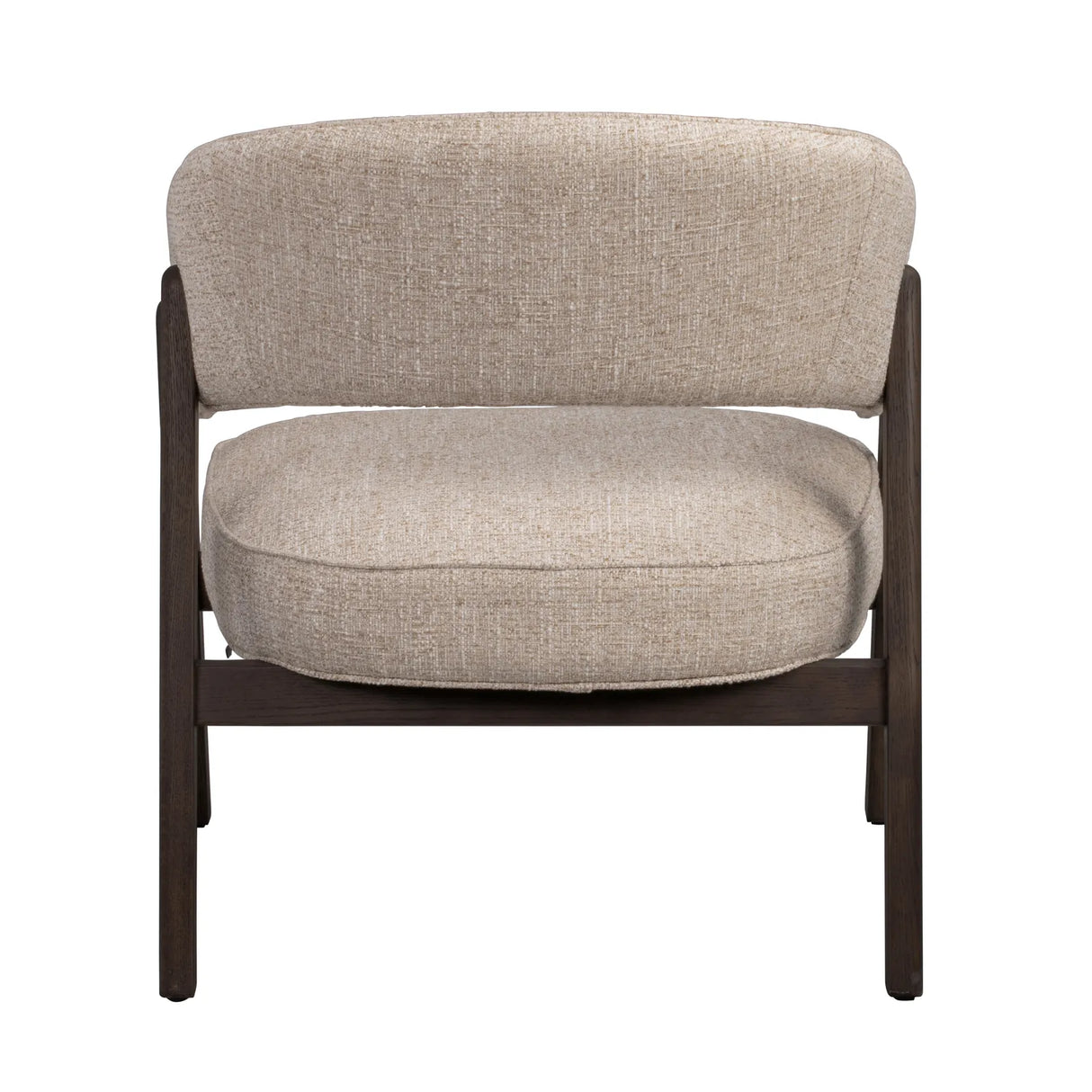 BARNABY Loungesessel aus Eiche und Stoff, 69x70x75 cm - ZEN ZONE Furniture