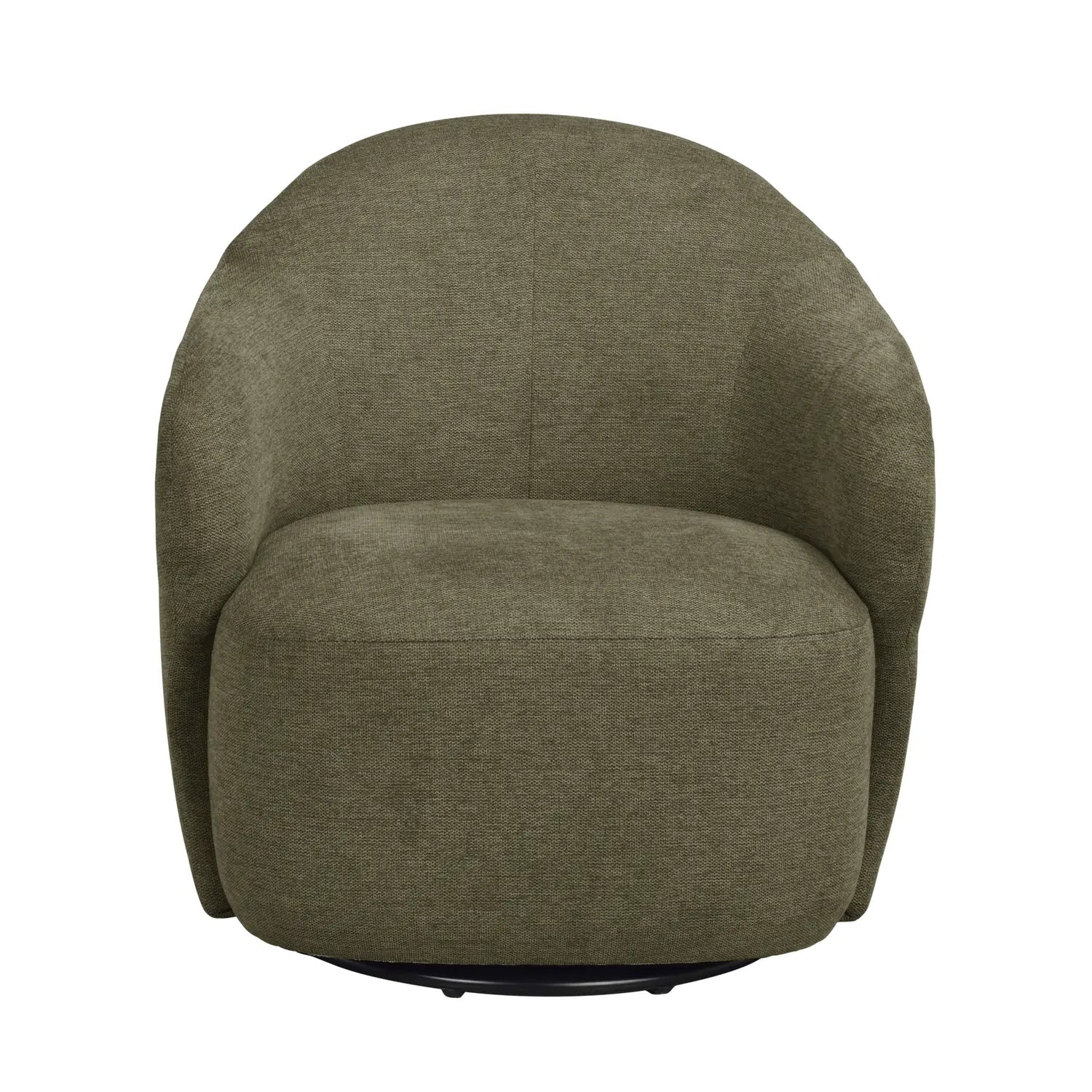 CHAPELTOWN Sofasessel, drehbar, aus Stoff in Grün, 76x80x80 cm - ZEN ZONE Furniture