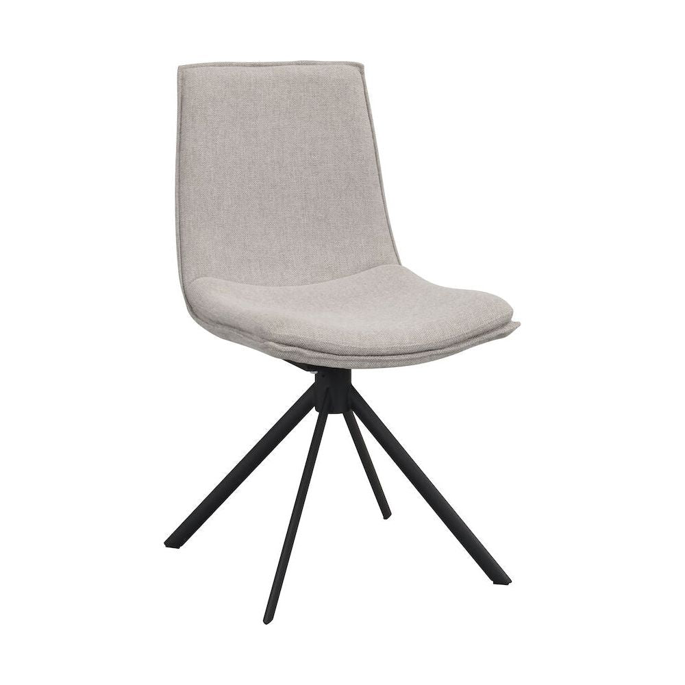 LOWELL Esszimmerstuhl Grau/Schwarz 46x58x86cm - ZEN ZONE