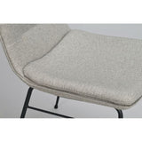 LOWELL Esszimmerstuhl Grau/Schwarz 46x62x86cm - ZEN ZONE