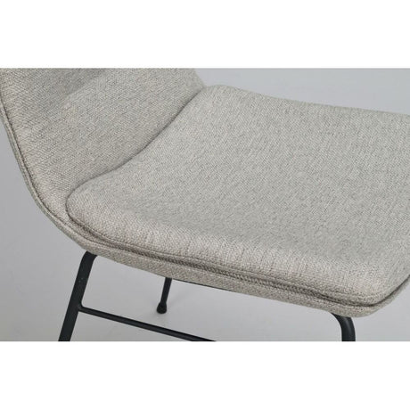 LOWELL Esszimmerstuhl Grau/Schwarz 46x62x86cm - ZEN ZONE