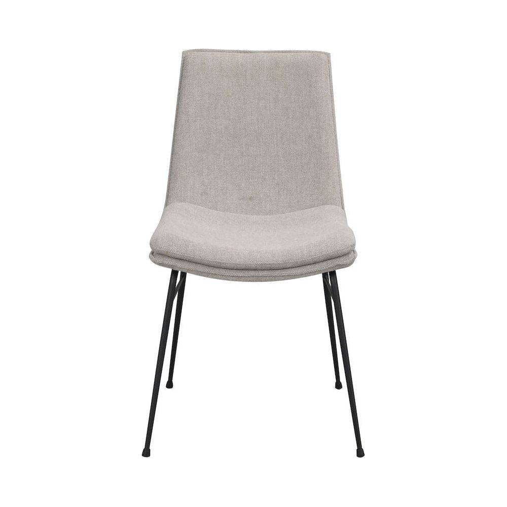 LOWELL Esszimmerstuhl Grau/Schwarz 46x62x86cm - ZEN ZONE