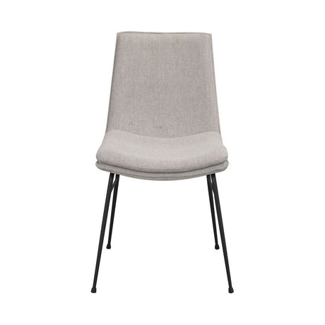 LOWELL Esszimmerstuhl Grau/Schwarz 46x62x86cm - ZEN ZONE
