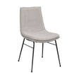 LOWELL Esszimmerstuhl Grau/Schwarz 46x62x86cm - ZEN ZONE