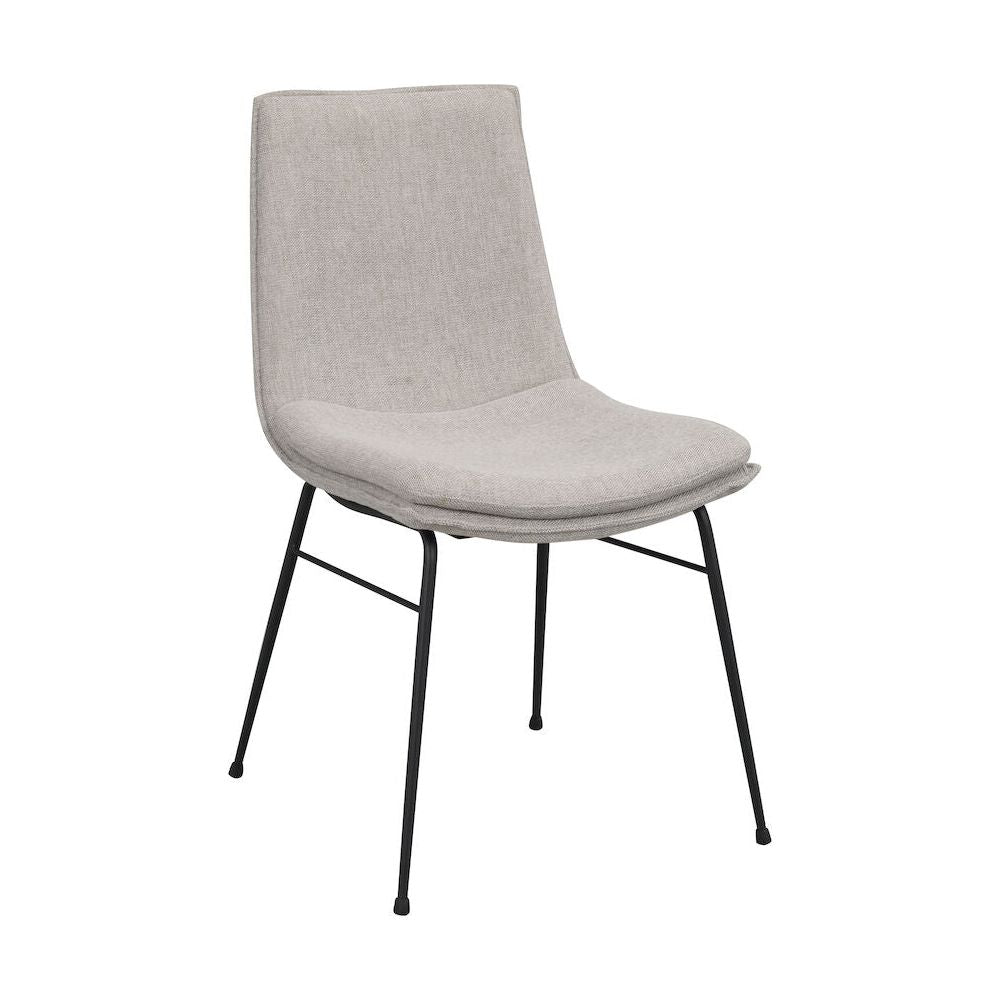 LOWELL Esszimmerstuhl Grau/Schwarz 46x62x86cm - ZEN ZONE