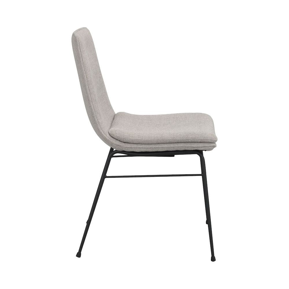 LOWELL Esszimmerstuhl Grau/Schwarz 46x62x86cm - ZEN ZONE