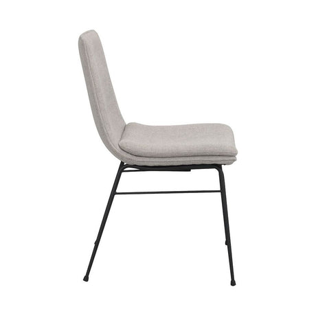 LOWELL Esszimmerstuhl Grau/Schwarz 46x62x86cm - ZEN ZONE