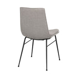 LOWELL Esszimmerstuhl Grau/Schwarz 46x62x86cm - ZEN ZONE