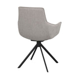 LOWELL Esszimmerstuhl Grau/Schwarz 59x58x86cm - ZEN ZONE