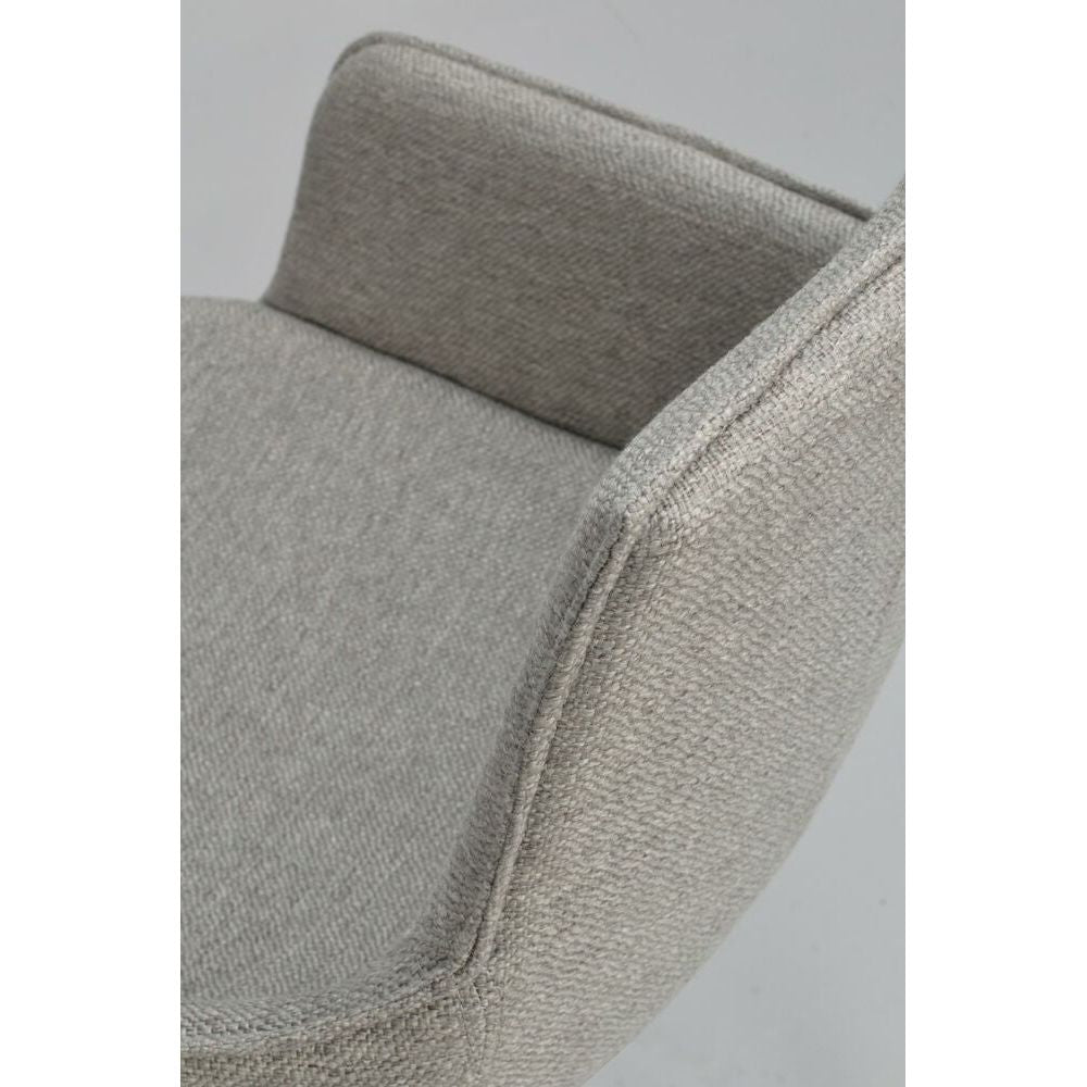 LOWELL Esszimmerstuhl Grau/Schwarz 59x62x86cm - ZEN ZONE