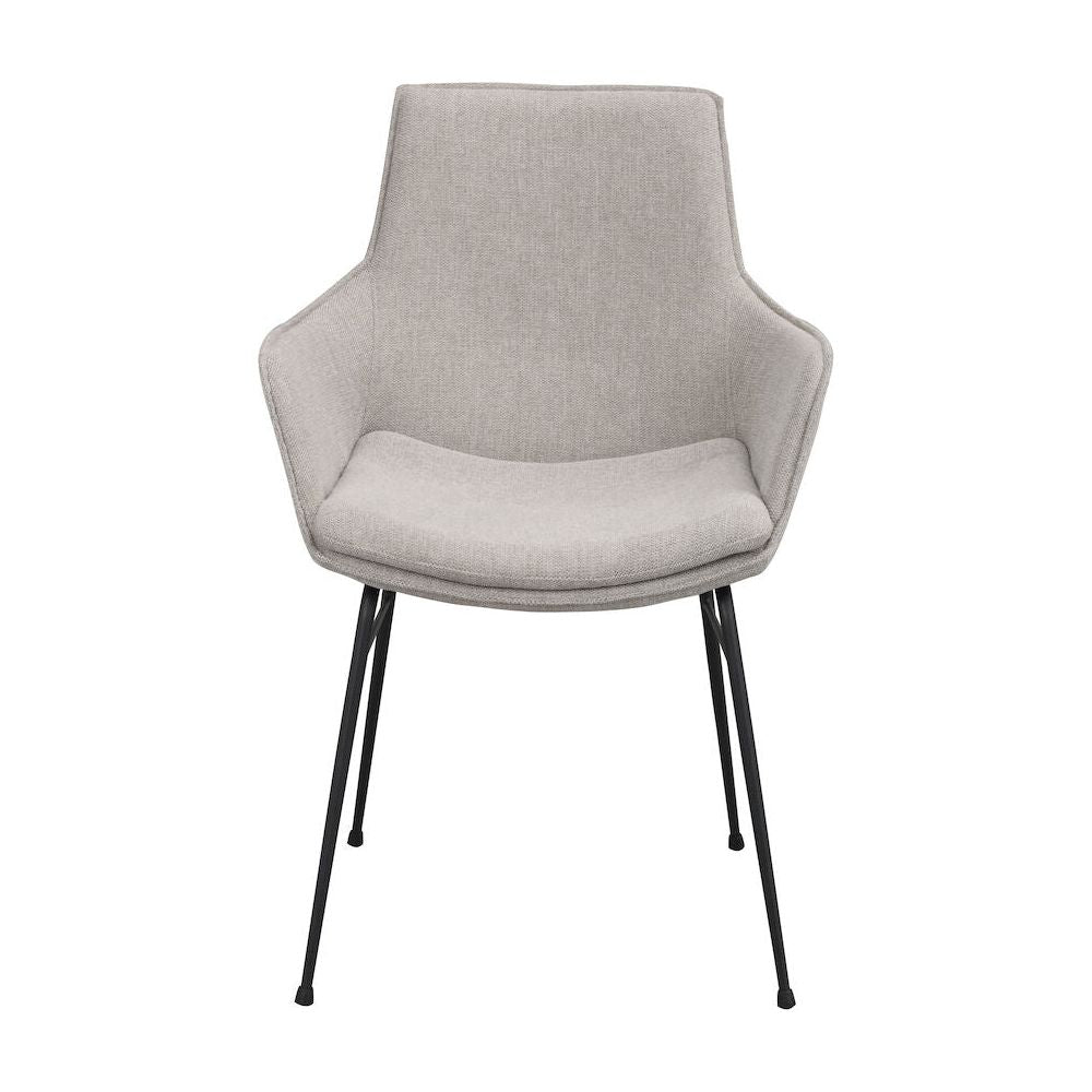 LOWELL Esszimmerstuhl Grau/Schwarz 59x62x86cm - ZEN ZONE